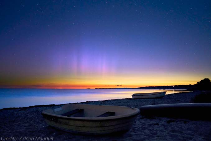 have you ever seen blue Aurora Borealis