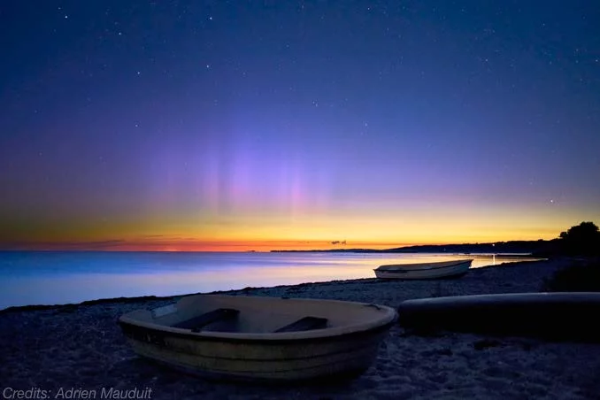 have you ever seen blue Aurora Borealis