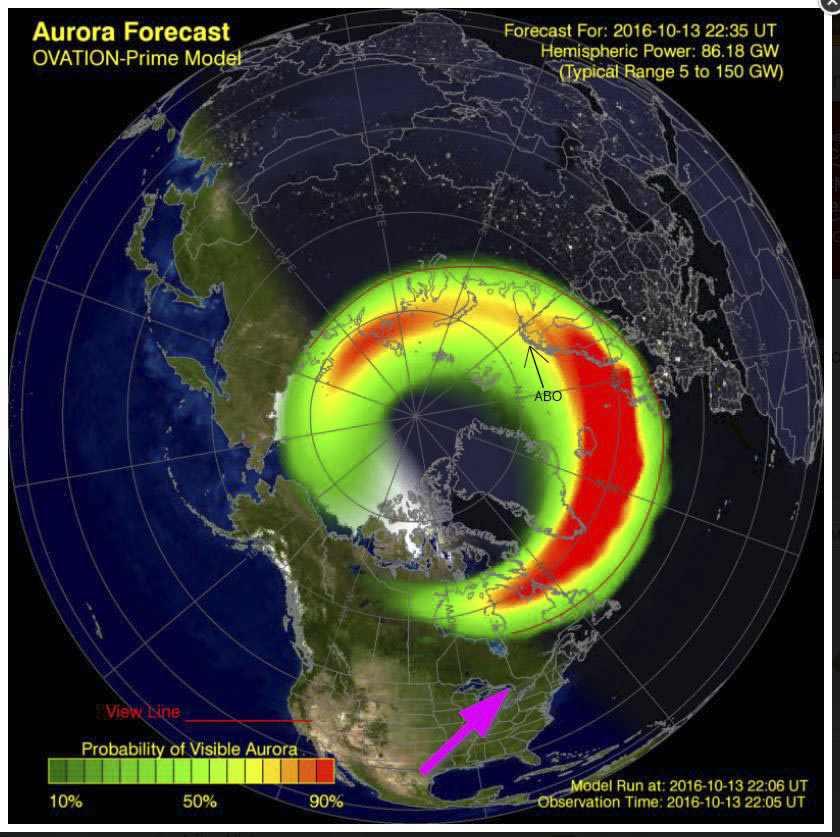 Best place to see the northern lights in the world right now