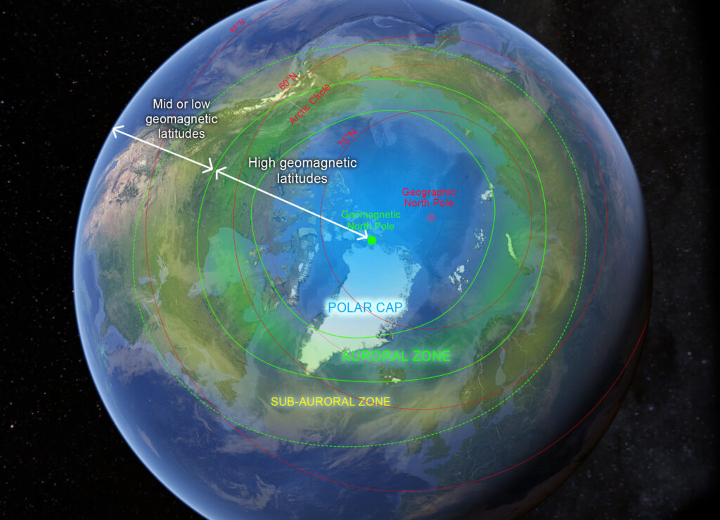 geomagnetic location