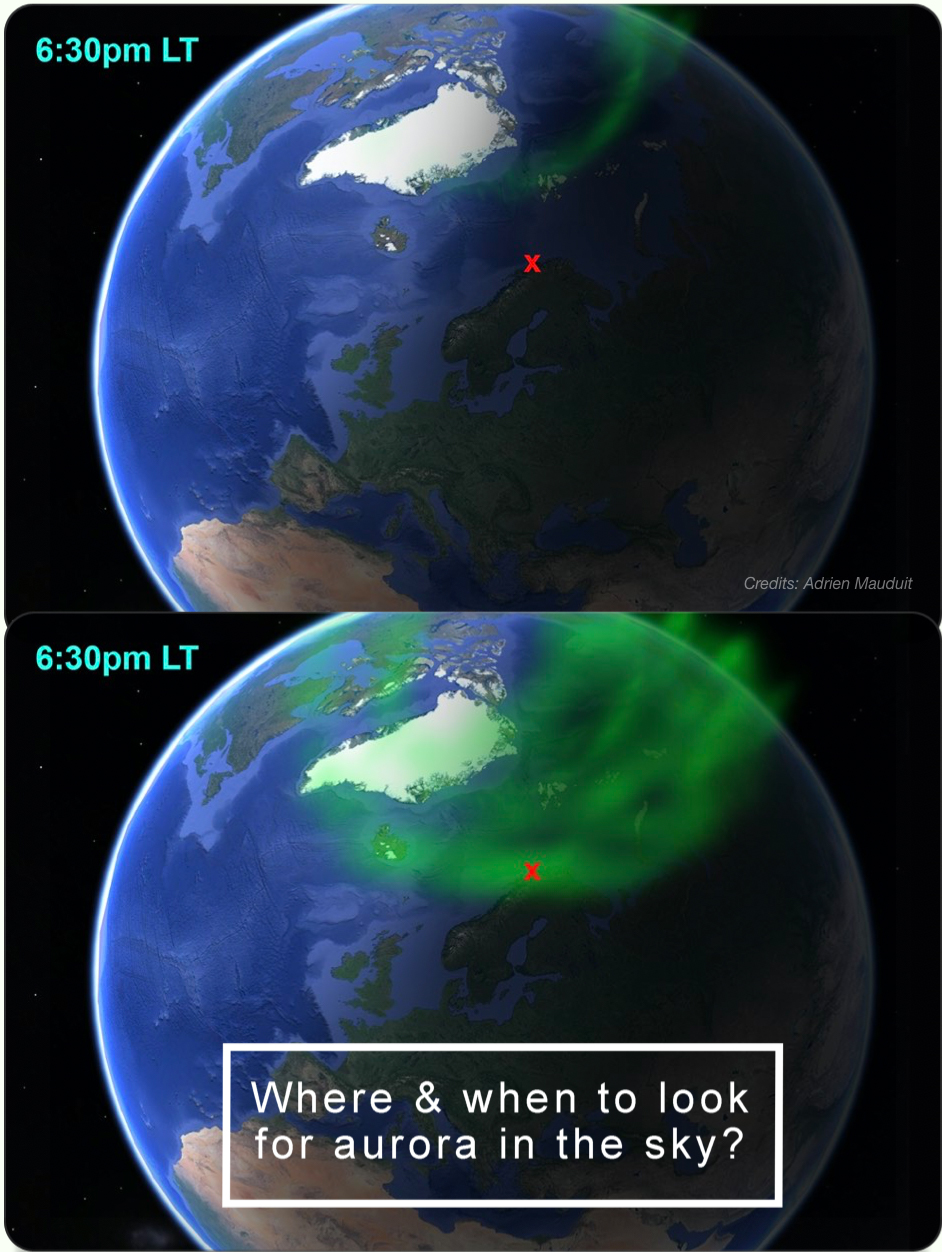 What is the best time of night to see the aurora? Aurora Borealis
