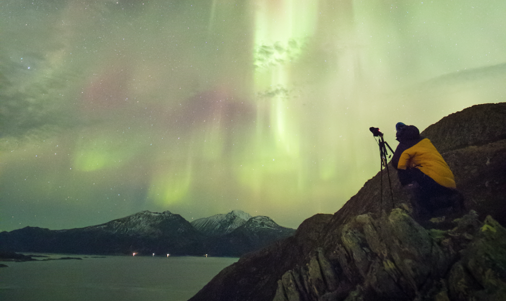 Filming the Aurora Borealis real-time