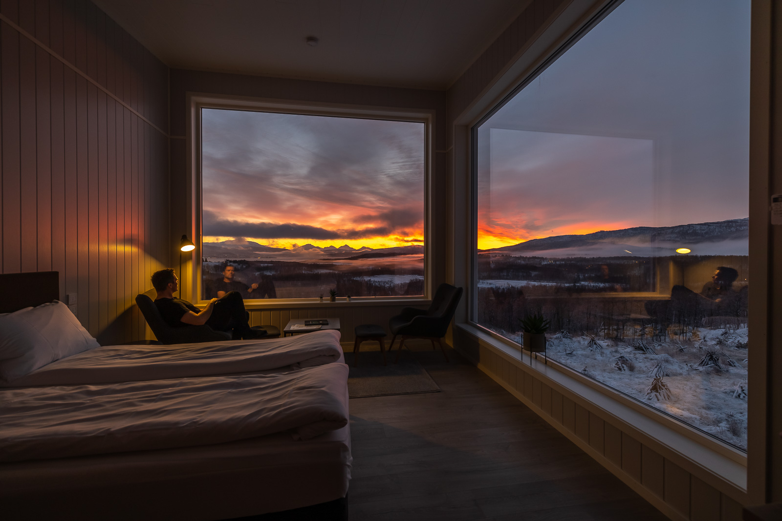 Rooms and accommodation at Aurora Borealis Observatory