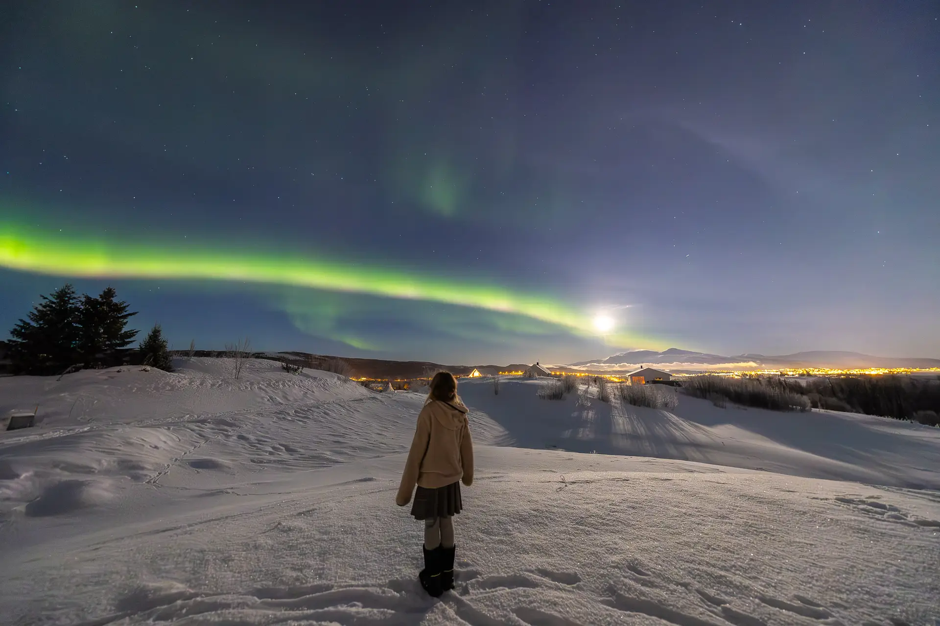 Aurora borealis photography on Senja