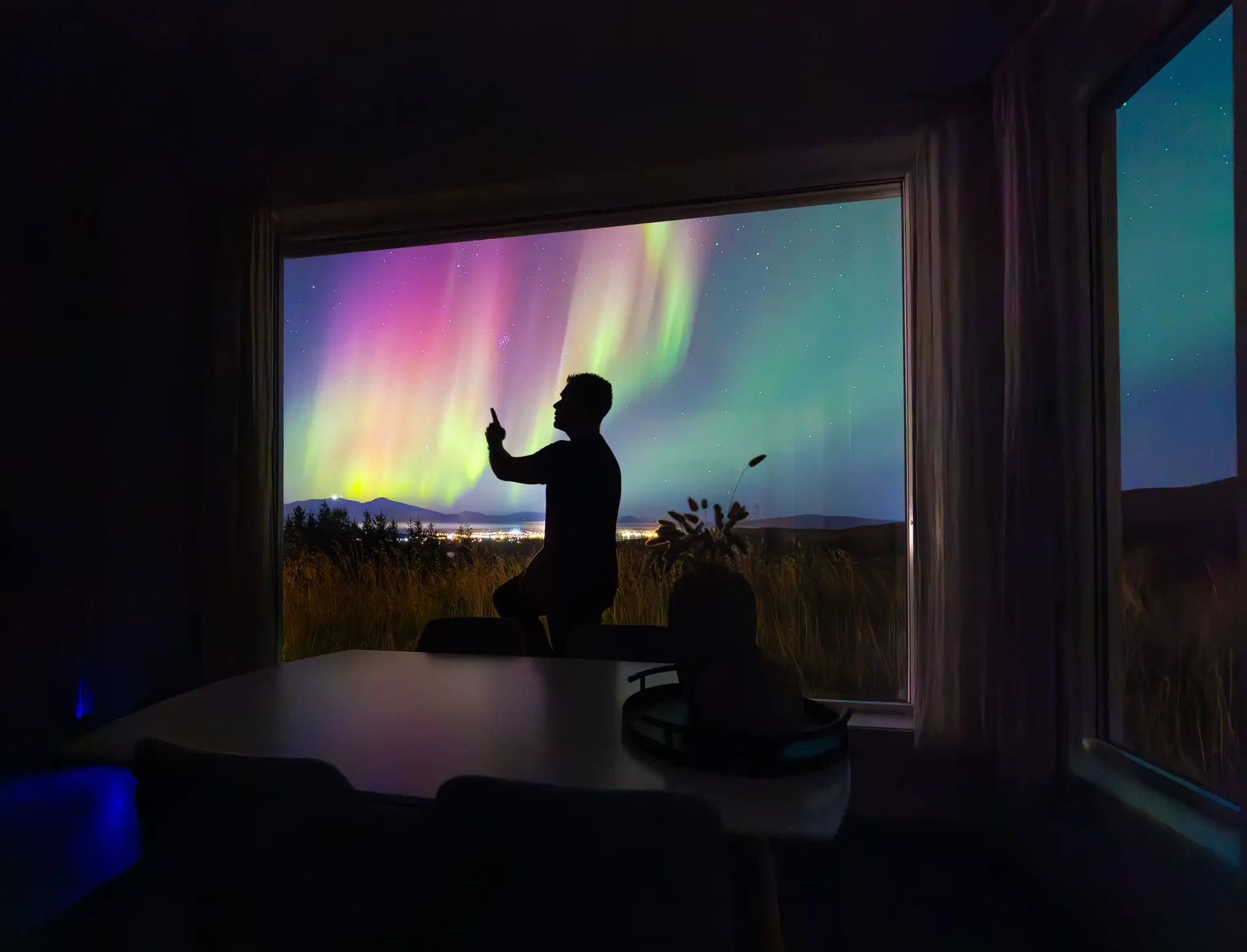 Northern Lights from Aurora Borealis Observatory