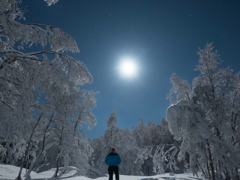 2. Walking under the full moon